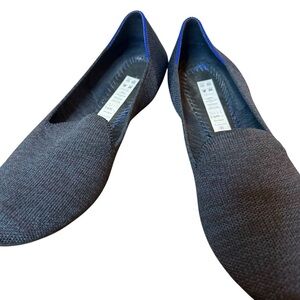 Rothy's | Black & Blue Loafers Slip-Ons Minimalist Design | Sz 9.5